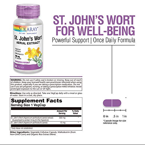 St John'S Wort 60 Capsulas Solaray