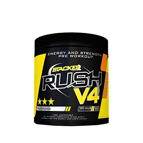 Stacker2 Rush V4 (30 Serv) 1 Unidad 180 g Stacker2 Rush V4 (30 Serv) 1 Unidad 180 g