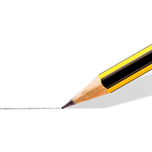 STAEDTLER Noris 120 BK12P1, Lápices de Madera Certificada, Paquete con 12 Lapiceros Hb y un Subrayador Amarillo 364-1, Multicolor STAEDTLER Noris 120 BK12P1, Lápices de Madera Certificada, Paquete con 12 Lapiceros Hb y un Subrayador Amarillo 364-1, Multicolor