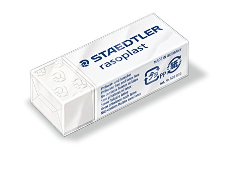 Staedtler Rasoplast 526 B30. Goma de borrar blanca con faja de cartón. Caja de 30 unidades. Staedtler Rasoplast 526 B30. Goma de borrar blanca con faja de cartón. Caja de 30 unidades.
