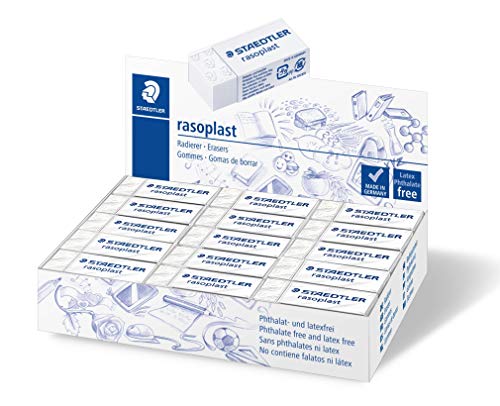 Staedtler Rasoplast 526 B30. Goma de borrar blanca con faja de cartón. Caja de 30 unidades. Staedtler Rasoplast 526 B30. Goma de borrar blanca con faja de cartón. Caja de 30 unidades.