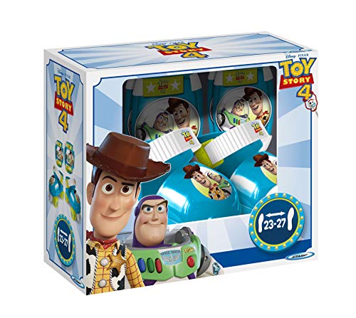Stamp Sas- Toy Story 4 Roller E/K Pads, Color Blue, 23-27 Set (J867035)