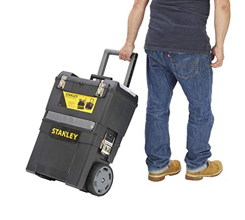 STANLEY 1-93-968 - Taller móvil para herramientas 2 en 1, 47,3 x 30,2 x 62,7 cm