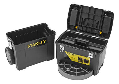 STANLEY 1-93-968 - Taller móvil para herramientas 2 en 1, 47,3 x 30,2 x 62,7 cm