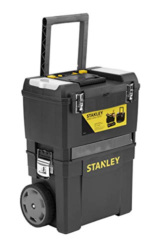 STANLEY 1-93-968 - Taller móvil para herramientas 2 en 1, 47,3 x 30,2 x 62,7 cm
