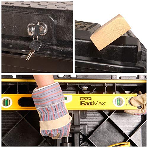 STANLEY FATMAX 1-94-850 ProMobile- Arcon de Transporte, con Ruedas y Mango Telescópico, Capacidad 113 L STANLEY FATMAX 1-94-850 ProMobile- Arcon de Transporte, con Ruedas y Mango Telescópico, Capacidad 113 L