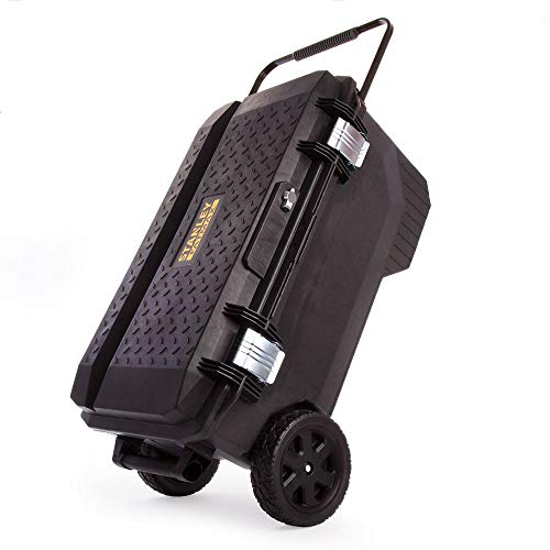 STANLEY FATMAX 1-94-850 ProMobile- Arcon de Transporte, con Ruedas y Mango Telescópico, Capacidad 113 L STANLEY FATMAX 1-94-850 ProMobile- Arcon de Transporte, con Ruedas y Mango Telescópico, Capacidad 113 L