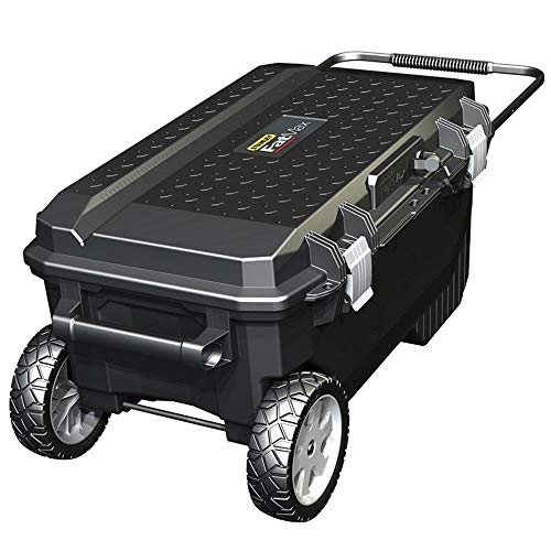 STANLEY FATMAX 1-94-850 ProMobile- Arcon de Transporte, con Ruedas y Mango Telescópico, Capacidad 113 L STANLEY FATMAX 1-94-850 ProMobile- Arcon de Transporte, con Ruedas y Mango Telescópico, Capacidad 113 L
