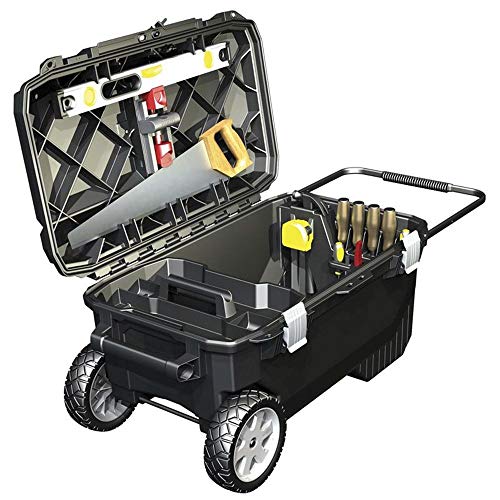 STANLEY FATMAX 1-94-850 ProMobile- Arcon de Transporte, con Ruedas y Mango Telescópico, Capacidad 113 L STANLEY FATMAX 1-94-850 ProMobile- Arcon de Transporte, con Ruedas y Mango Telescópico, Capacidad 113 L