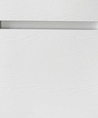STARBATH PLUS Conjunto Mueble de BaƱo Suspendido MDF Lavabo Resina Espejo (Blanco, 50 x 35 cm) STARBATH PLUS Conjunto Mueble de BaƱo Suspendido MDF Lavabo Resina Espejo (Blanco, 50 x 35 cm)