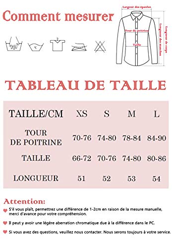 STARBILD Femmes Hauts Top de Sport Été Blouse T-Shirt Débardeur Gilet Dos Nageur Sans Manches Maillot Casual Yoga Gym Musculation, B-Noir XS