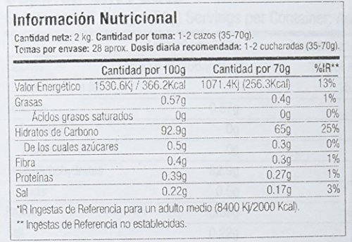 Starlabs Nutrition A70 Carbofuse Suplemento Nutricional Sabor Neutro - 2000 gr