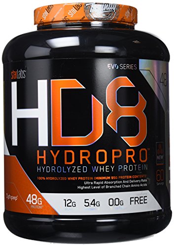 Starlabs nutrition hd8, 100% proteína hidrolizada - 1800g