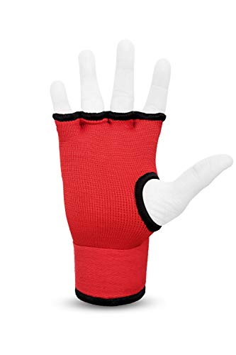 Starpro Guantes Interiores Hook n ’Loop | Guante de algodón y Semi Vendaje | Colores múltiples | Protector de puño Pulgar para Boxeo, Muay Thai Kickboxing Artes Marciales Entrenamiento de Lucha MMA Starpro Guantes Interiores Hook n ’Loop | Guante de algodón y Semi Vendaje | Colores múltiples | Protector de puño Pulgar para Boxeo, Muay Thai Kickboxing Artes Marciales Entrenamiento de Lucha MMA