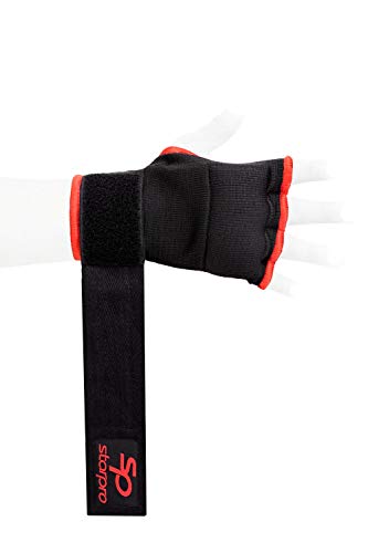 Starpro Guantes Interiores Hook n ’Loop | Guante de algodón y Semi Vendaje | Colores múltiples | Protector de puño Pulgar para Boxeo, Muay Thai Kickboxing Artes Marciales Entrenamiento de Lucha MMA Starpro Guantes Interiores Hook n ’Loop | Guante de algodón y Semi Vendaje | Colores múltiples | Protector de puño Pulgar para Boxeo, Muay Thai Kickboxing Artes Marciales Entrenamiento de Lucha MMA