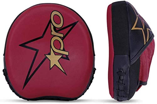 Starpro Premier Manoplas Boxeo | Piel de Vacuno de Primera Calidad | Granate y Negro | Almohadillas para Entrenamiento de en Boxeo MMA Kickboxing Artes Marciales Muay Thai Sparring Starpro Premier Manoplas Boxeo | Piel de Vacuno de Primera Calidad | Granate y Negro | Almohadillas para Entrenamiento de en Boxeo MMA Kickboxing Artes Marciales Muay Thai Sparring
