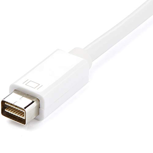 Startech MDVIHDMIMF - Adaptador HDMI a Mini DVI (Hembra HDMI, Conector Macho Mini DVI, para Apple MacBook y iMac) Blanco