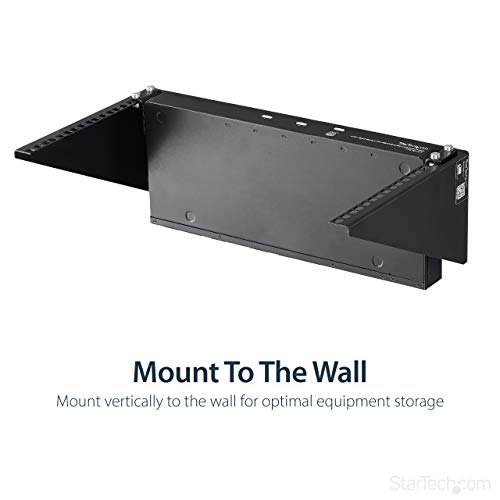 StarTech.com RK619WALLV - Soporte Vertical para Montaje en Pared, Color Negro