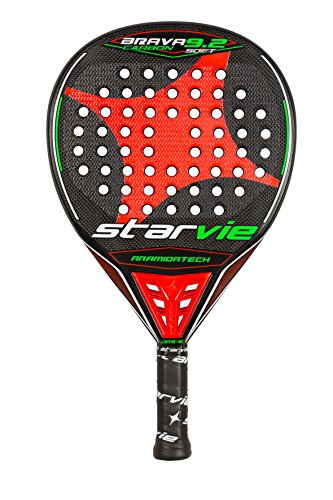 StarVie Brava 9.2 DRS Soft Pala de pádel, Unisex Adulto, Rojo-Naranja, 360 Gramos