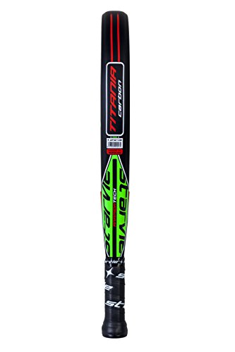 StarVie Titania Carbon Pala de Pádel, Unisex Adulto, Verde, 360 gr