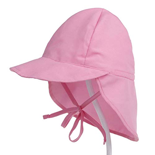 Stecto Protección De Cervicales Sombrero, Gorro Transpirable de Secado Rápido con Solapa Suave y Ajustable Gorra de Playa para Niños con Borde Ancho