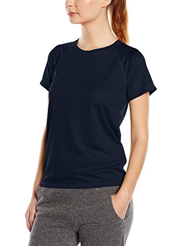 Stedman Apparel Active 140 Raglan/ST8500, Camiseta de deporte Para Mujer, Azul (Marina Blue), X-Large