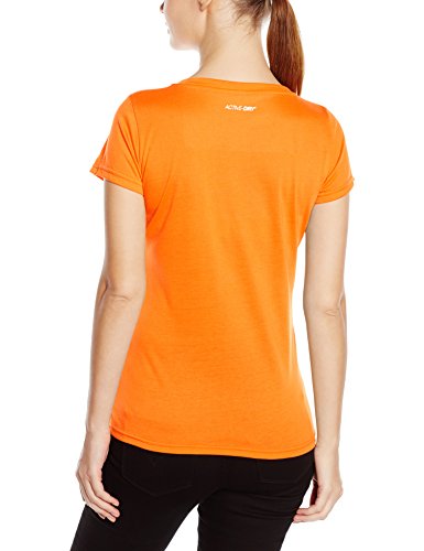 Stedman Apparel Active Cotton Touch/ST8700, Camiseta de deporte para Mujer, Naranja (Cyber Orange), 40 (Talla del Fabricante: Medium)