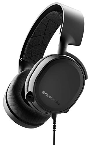 SteelSeries Arctis 3 - Auriculares de Juego Multiplataforma para PC, Playstation 4, Xbox One, Nintendo Switch, RV, Android y iOS, Negro