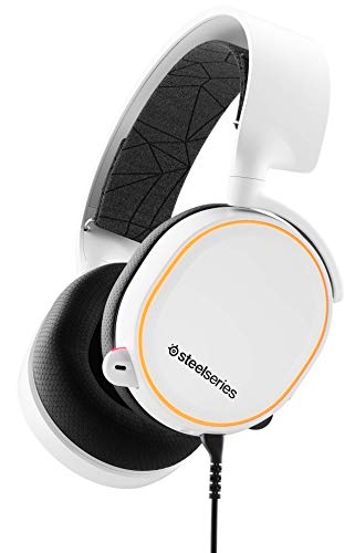 SteelSeries Arctis 5 Auriculares De Juego, Iluminados Por Rgb, Dts Headphone: X V2.0 Surround Para Pc Y PlayStation 4, Blanco SteelSeries Arctis 5 Auriculares De Juego, Iluminados Por Rgb, Dts Headphone: X V2.0 Surround Para Pc Y PlayStation 4, Blanco