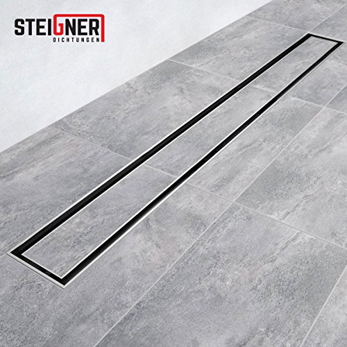 STEIGNER Desagüe de Ducha Lineal 60 cm SDR90 Berlin Canalón Acero Inoxidable sifón Metálico