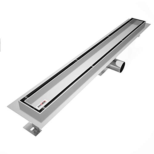 STEIGNER Desagüe de Ducha Lineal 60 cm SDR90 Berlin Canalón Acero Inoxidable sifón Metálico STEIGNER Desagüe de Ducha Lineal 60 cm SDR90 Berlin Canalón Acero Inoxidable sifón Metálico