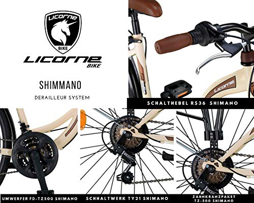 STELLA Bicicleta para Mujer, 26 Pulgadas Luz de Bicicleta Shimano 21 Marchas Ciclismo Niña Mujer Niña Infantil Florencia Amsterdam Bicicleta Hollanda Retro Bicicleta Infantil Bicicleta STELLA Bicicleta para Mujer, 26 Pulgadas Luz de Bicicleta Shimano 21 Marchas Ciclismo Niña Mujer Niña Infantil Florencia Amsterdam Bicicleta Hollanda Retro Bicicleta Infantil Bicicleta