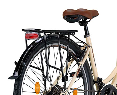 STELLA Bicicleta para Mujer, Pulgadas 28" Luz de Bicicleta Shimano 21 Marchas Ciclismo Niña Mujer Niña Infantil Florencia Amsterdam Bicicleta Hollanda Retro STELLA Bicicleta para Mujer, Pulgadas 28" Luz de Bicicleta Shimano 21 Marchas Ciclismo Niña Mujer Niña Infantil Florencia Amsterdam Bicicleta Hollanda Retro
