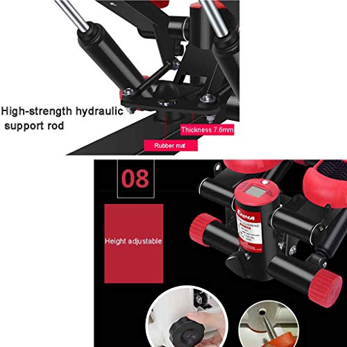 step machine Twister Stepper Mini Step Rotatorio Elíptico Entrenador Stepper Equipo de Fitness Equipo Rojo Azul Roscloud@ step machine Twister Stepper Mini Step Rotatorio Elíptico Entrenador Stepper Equipo de Fitness Equipo Rojo Azul Roscloud@