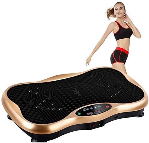 Steppers Vibraciones de cuerpo entero plataforma vibratoria Plataforma Máquinas de ejercicios Máquina y la pérdida de grasa Sacudiendo máquina de entrenamiento Gimnasio en casa Equipo for llevar fácil