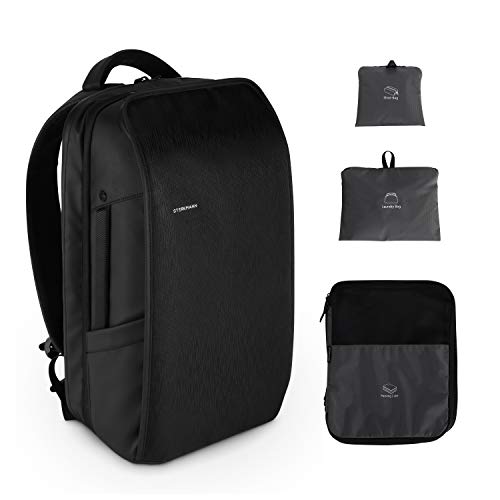 Sterkmann Bolsa/Mochila/de Viaje/Negocios Hombre/Equipaje de Mano para Portátiles de hasta 15.6" con Cubo de Embalaje, Bolsas de Zapatos y Lavandería (30L)