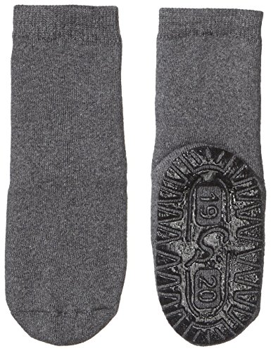 Sterntaler Calcetines con Suela de Goma Antideslizante, Gris Oscuro, 20 para Bebés