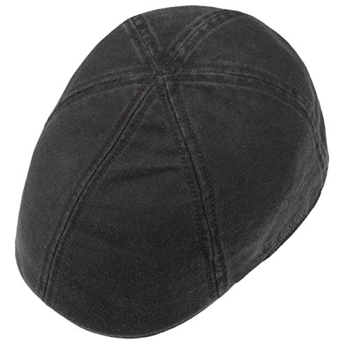 Stetson Gorra Texas con Protección UV Hombre - Gorro Ivy de algodón Sol Visera Primavera/Verano - L (58-59 cm) Negro Stetson Gorra Texas con Protección UV Hombre - Gorro Ivy de algodón Sol Visera Primavera/Verano - L (58-59 cm) Negro