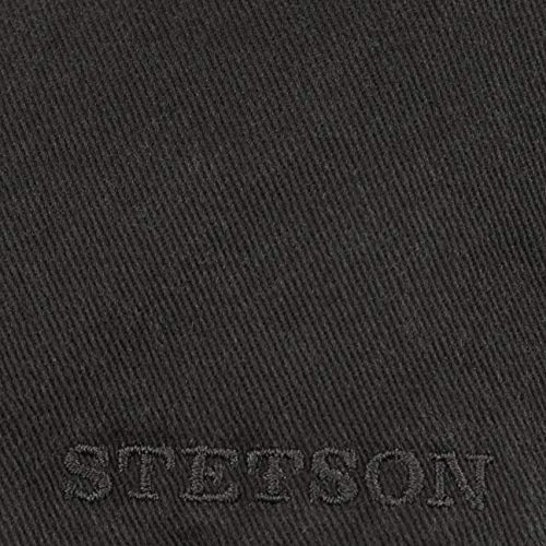 Stetson Gorra Texas con Protección UV Hombre - Gorro Ivy de algodón Sol Visera Primavera/Verano - L (58-59 cm) Negro Stetson Gorra Texas con Protección UV Hombre - Gorro Ivy de algodón Sol Visera Primavera/Verano - L (58-59 cm) Negro