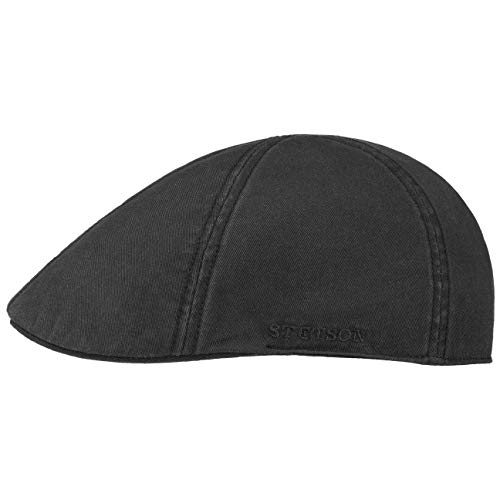 Stetson Gorra Texas con Protección UV Hombre - Gorro Ivy de algodón Sol Visera Primavera/Verano - L (58-59 cm) Negro Stetson Gorra Texas con Protección UV Hombre - Gorro Ivy de algodón Sol Visera Primavera/Verano - L (58-59 cm) Negro