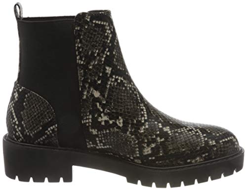 Steve Madden Gliding Bootie, Botas Chelsea para Mujer, Multicolor Grey Snake 004, 38 EU