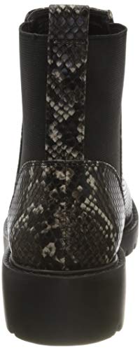 Steve Madden Gliding Bootie, Botas Chelsea para Mujer, Multicolor Grey Snake 004, 38 EU