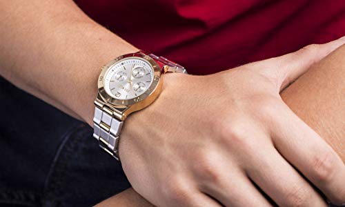 Steve Madden Multifunctional Dial Alloy Band Watch Steve Madden Multifunctional Dial Alloy Band Watch