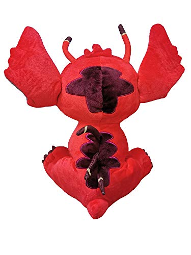 STITCH Lilo&Stitch - Peluche Leroy Rojo con Sonido 11'41"/29cm Calidad Super Soft