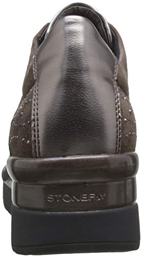 Stonefly Cream Laminated/Goat Suede, Zapatillas de Gimnasia Mujer, Marrón (Teak Brown M29), 41 EU