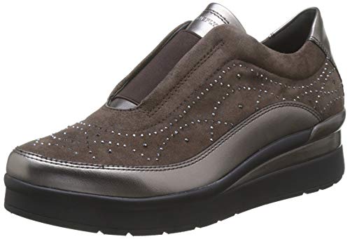 Stonefly Cream Laminated/Goat Suede, Zapatillas de Gimnasia Mujer, Marrón (Teak Brown M29), 41 EU Stonefly Cream Laminated/Goat Suede, Zapatillas de Gimnasia Mujer, Marrón (Teak Brown M29), 41 EU
