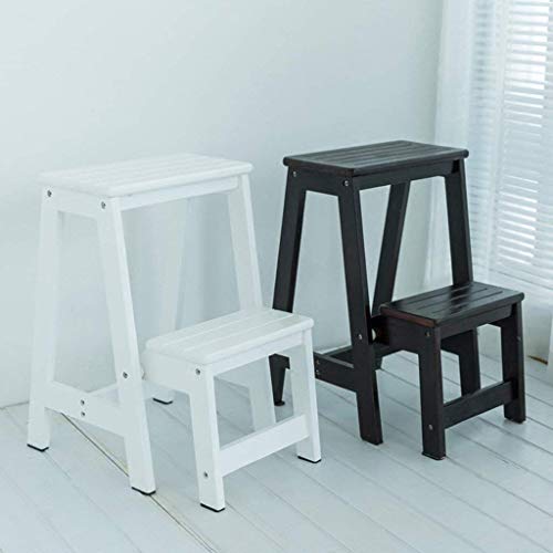 STOOL Asiento pequeño, taburete para zapatos, taburete de bar, taburete para comedor, taburete para restaurante, peldaño, silla, mesas y sillas, taburete de escalera 2Story Escalera de madera maciza