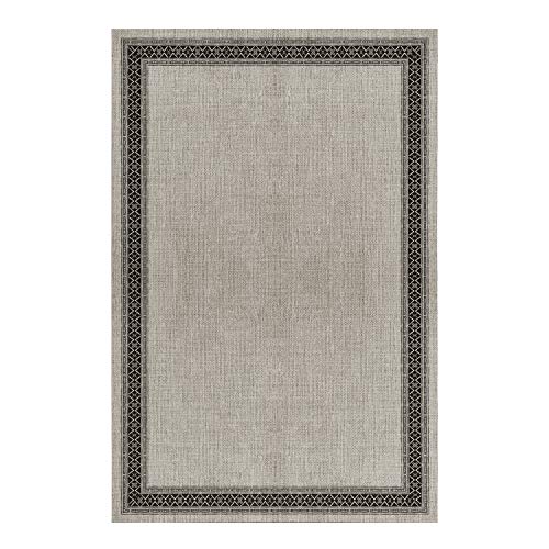 STORESDECO Alfombra vinílica Deblon – Alfombra de PVC Antideslizante y Resistente, Ideal para salón, Cocina, baño…¡Disponible en Medidas Grandes! (120cm x 180cm, Gris)