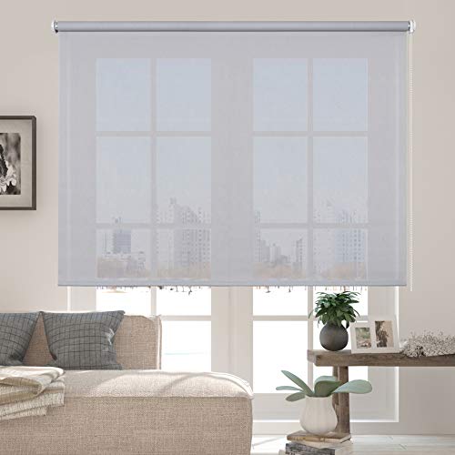 STORESDECO - Estor Screen, Estor Enrollable con Tejido Técnico para Puertas y Ventanas (80 cm x 250 cm, Gris) | Estor Enrollable Aislante Térmico, Translúcido, Tamiza la Luz y Aporta Privacidad STORESDECO - Estor Screen, Estor Enrollable con Tejido Técnico para Puertas y Ventanas (80 cm x 250 cm, Gris) | Estor Enrollable Aislante Térmico, Translúcido, Tamiza la Luz y Aporta Privacidad