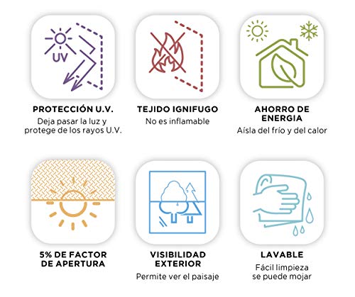 STORESDECO - Estor Screen, Estor Enrollable con Tejido Técnico para Puertas y Ventanas (80 cm x 250 cm, Gris) | Estor Enrollable Aislante Térmico, Translúcido, Tamiza la Luz y Aporta Privacidad STORESDECO - Estor Screen, Estor Enrollable con Tejido Técnico para Puertas y Ventanas (80 cm x 250 cm, Gris) | Estor Enrollable Aislante Térmico, Translúcido, Tamiza la Luz y Aporta Privacidad